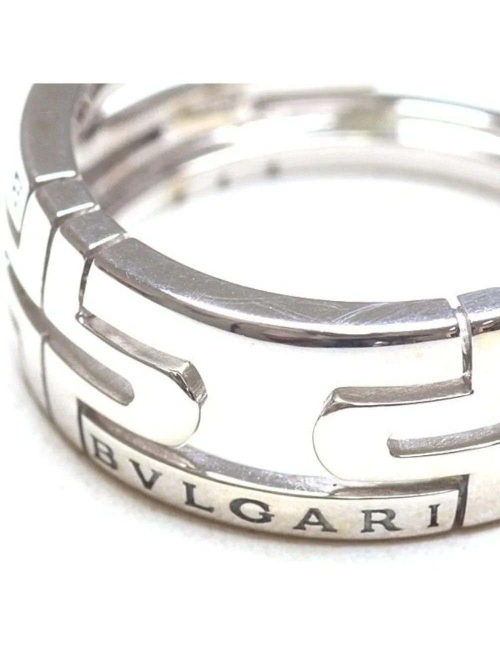 Bvlgari Parentesi Ring 18K White Gold 56
